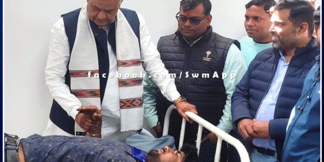91 blood warriors donated blood on Sawai Madhopur foundation day