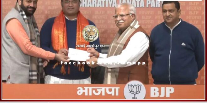 AAP leader Ashok Tanwar joins BJP