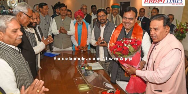 Cabinet members and MLAs congratulated Chief Minister Bhajanlal Sharma for ERCP