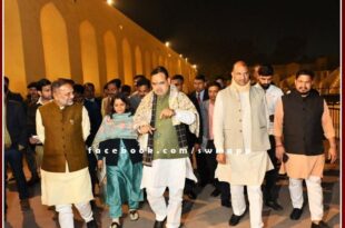 Chief Minister Bhajanlal Sharma inspected the proposed route of the Prime Minister and the President of France late in the night