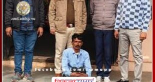 Criminal Ramkhiladi Meena carrying a reward of 5 thousand rupees arrested