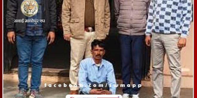 Criminal Ramkhiladi Meena carrying a reward of 5 thousand rupees arrested