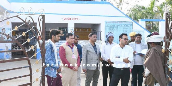 District Election Officer of Special Brief Revision Program inspected the polling stations