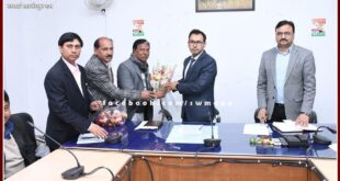 Dr. Khushal Yadav took charge as Sawai Madhopur Collector