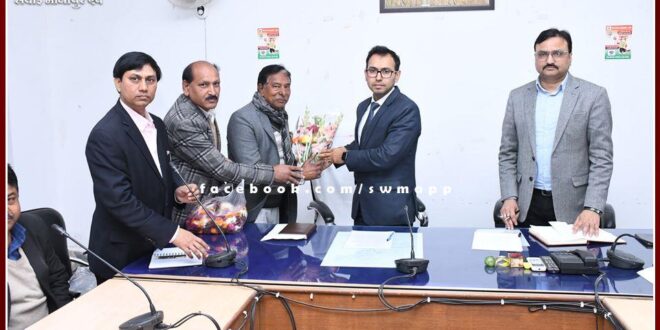 Dr. Khushal Yadav took charge as Sawai Madhopur Collector