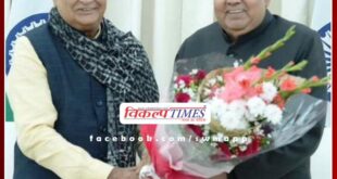 Dr. Kirodi Lal Meena met Vice President Jagdeep Dhankhar in delhi