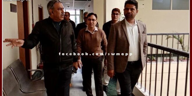 Government Secretary of Minority Affairs Department, Rajan Vishal conducted a surprise inspection