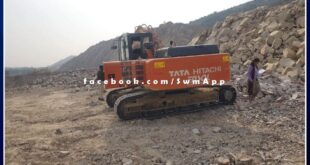Joint investigation team takes major action against illegal mining and transportation, 6 vehicles and excavator machines seized in jaipur rajasthan