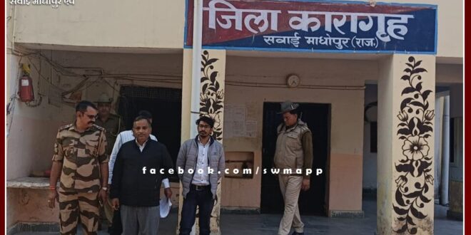 Secretary of District Legal Services Authority conducted weekly inspection of District Jail