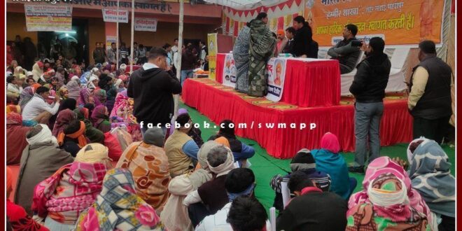 Three day free eye treatment and lens transplant camp started in sawai madhopur