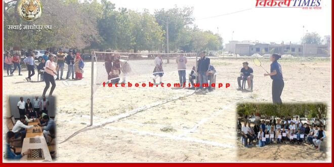 Badminton, chess and table tennis competitions were organized on the last day of the sports competition