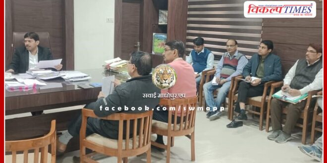 Chief Executive Officer Pratihar gave guidelines through VC in sawai madhopur