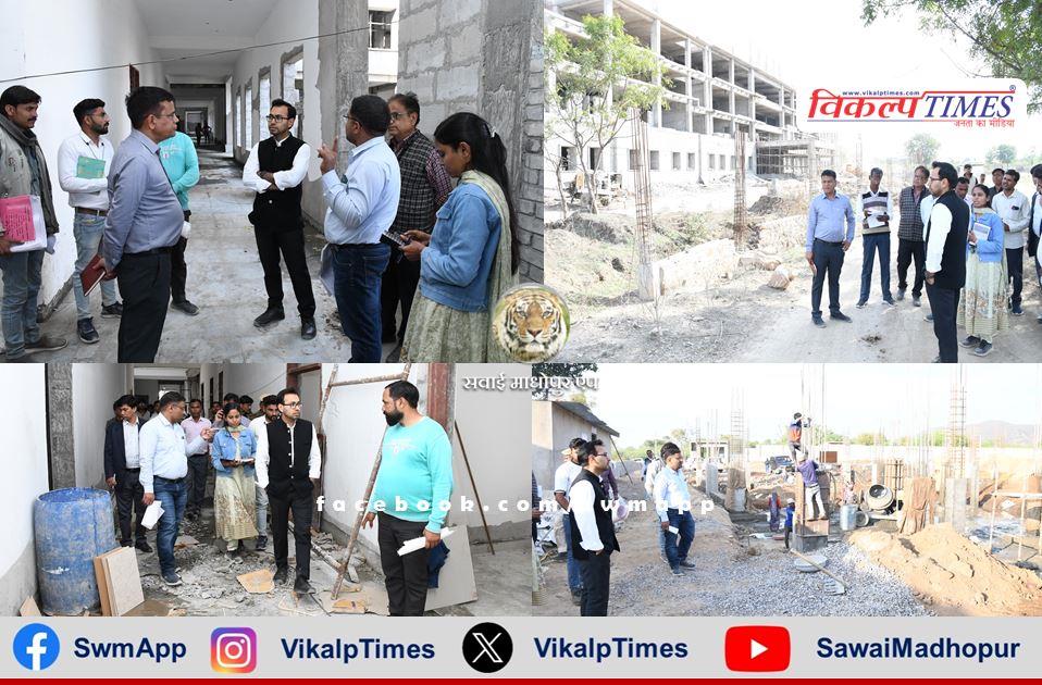 Collector conducted surprise inspection of Medical College, New Teaching Hospital Thingla, B.Sc-Nursing College