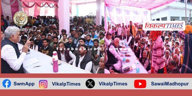 Dr. Kirodi Lal Meena is providing relief by listening to the common people