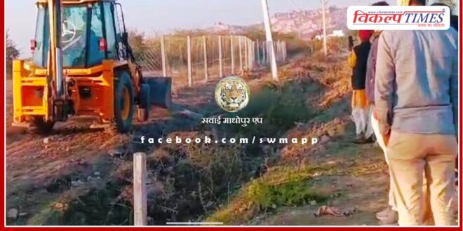 Encroachment removed from pasture land in shivar