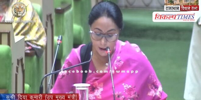 Finance Minister Diya Kumari is presenting the budget, there will be 70 thousand new recruitments.