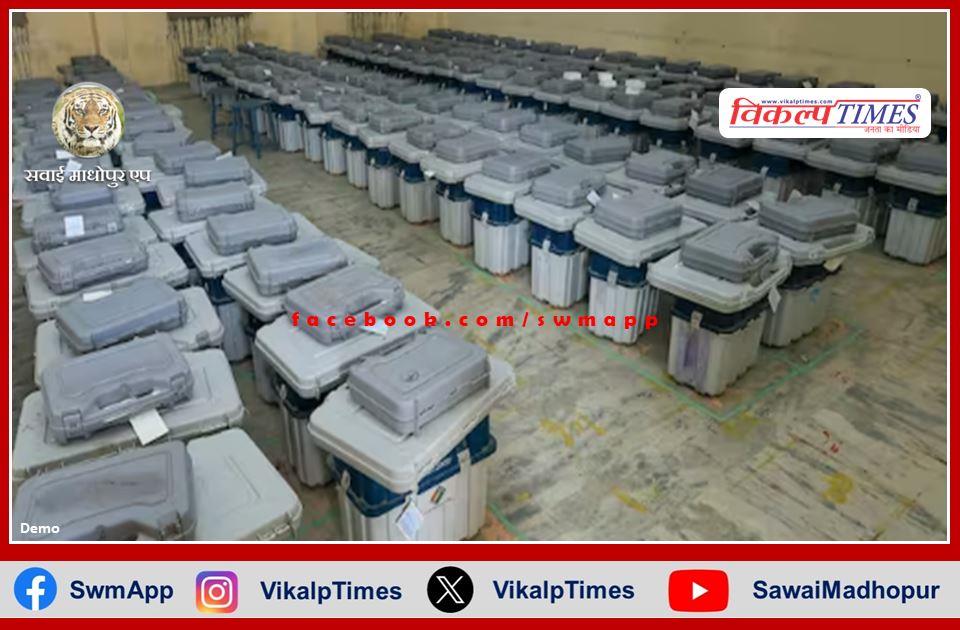 First level checking of EVMs completed for Lok Sabha General Election-2024