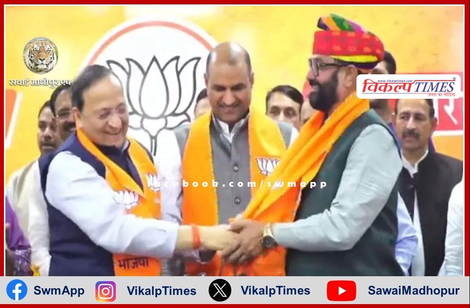 Mahendrajeet Singh Malviya joins BJP