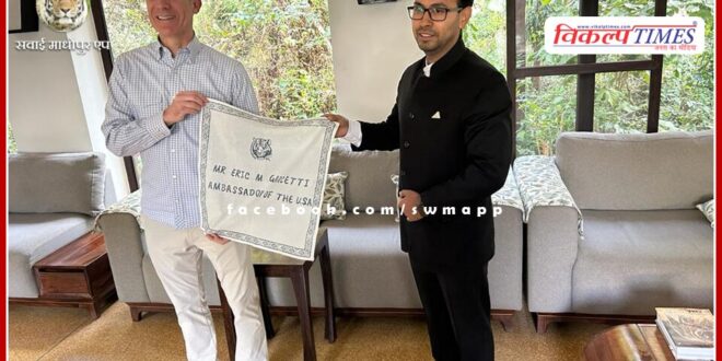 USA Ambassador Eric M Garcetti is on a two-day visit to Sawai Madhopur