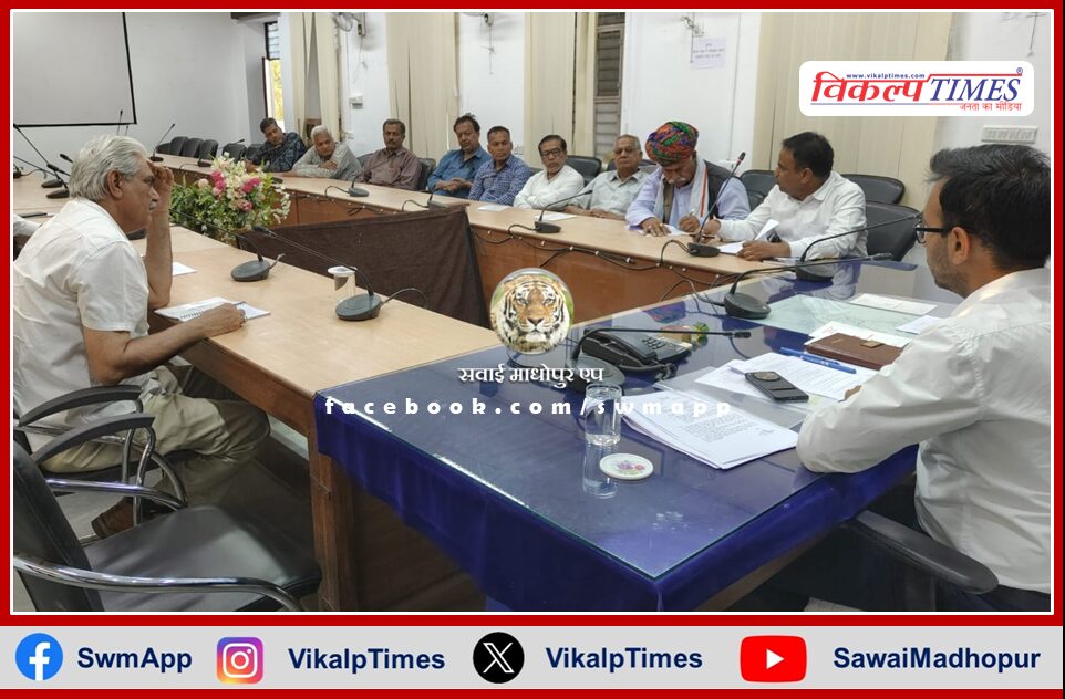 A meeting was held with political parties regarding the model code of conduct.