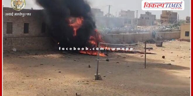 Air Force's Tejas plane crashes in Jaisalmer, Rajasthan