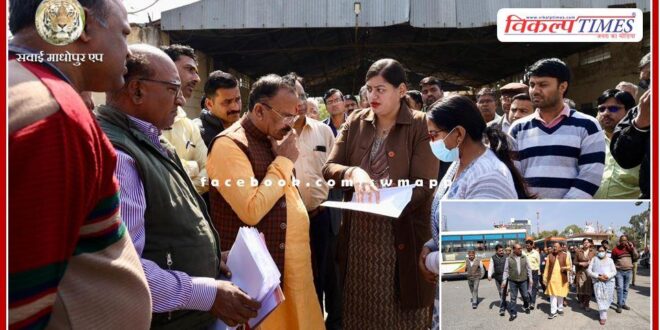 Assembly Speaker Vasudev Devnani inspected in ajmer bus stand