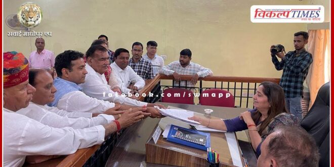 Congress candidate Rahul Kaswan filed nomination