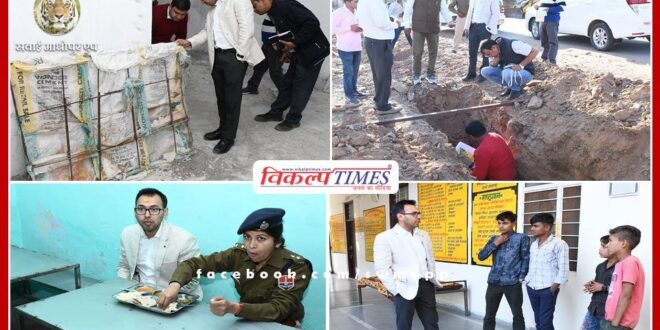 District Collector inspected and checked the arrangements in chauth ka barwara