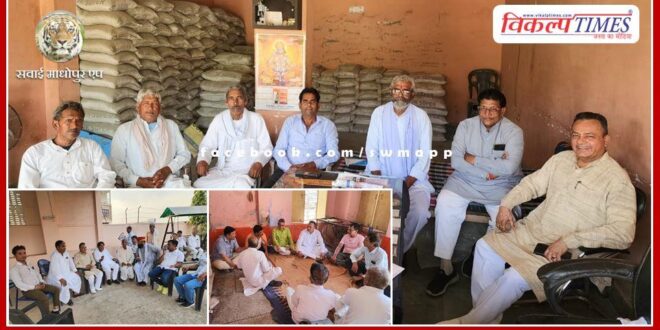 Dr. Madhu Mukul Chaturvedi interacted with the workers in sawai madhopur