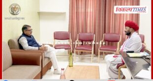 Satish Poonia met Minister Otram Dewasi