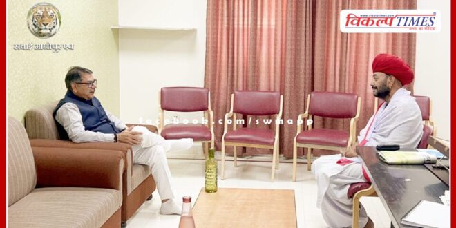 Satish Poonia met Minister Otram Dewasi
