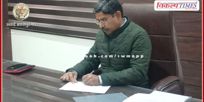 Zilla Parishad Chief Executive Officer Hariram Meena took charge