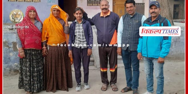 chauth ka barwara college of Seema Gurjar will represent Kota University
