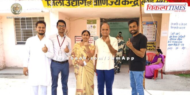 33.49% voting took place in Sawai Madhopur district till 1 pm