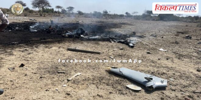 Air Force reconnaissance plane crashes in jaisalmer rajasthan