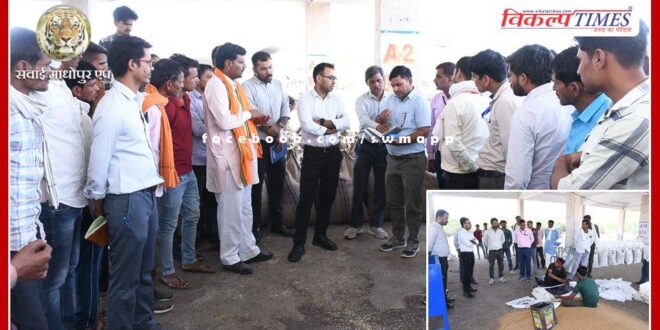 District Collector took stock of Minimum Support Price Procurement Center