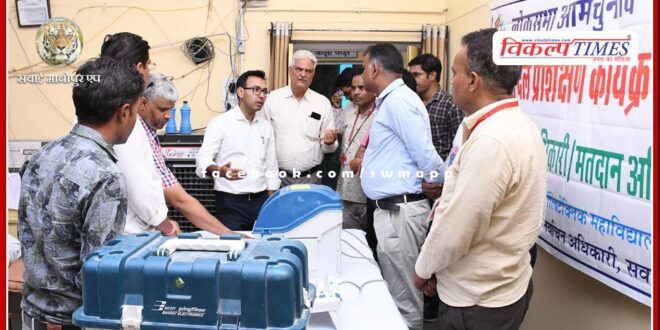 District Election Officer observed polling team training