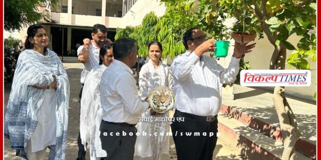 District Legal Services Authority Chairman tied birds for the voiceless birds in sawai madhopur