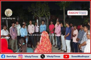 Election school organized in Government Girls College sawai madhopur