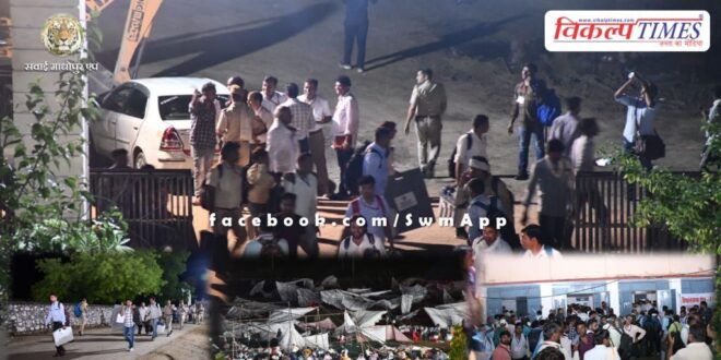 Even natural disaster could not dampen the morale of election workers in sawai madhopur