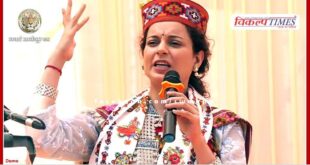 Film actress and BJP candidate Kangana Ranaut reached Jodhpur