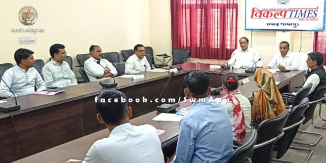Orientation training program organized for newly selected paralegal volunteers in sawai madhopur