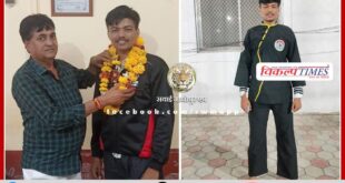 Rajesh Gurjar, student of Sawai Madhopur, was the winner in the Quan Ki Do National Game