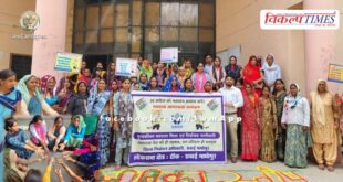 Women of Rajivika gave the message of voter awareness with Mehandi and rangoli in sawai madhopur