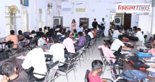 Assistant Professor Dr. Suman Bharti Meena gave information related to employment-oriented education to the participants.