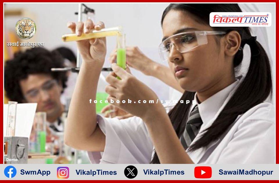 Chemistry practical exam from 6th May in pg college sawai madhopur