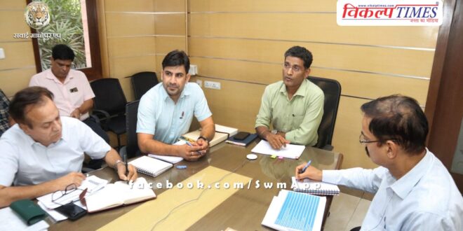Chief Government Secretary Autonomous Government Department took review meeting in jaipur