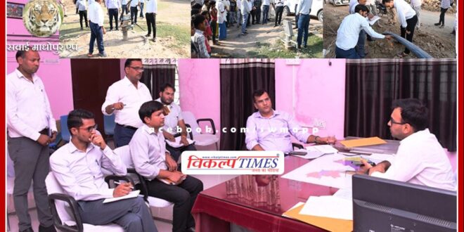 District Collector inspected government departments, cow shelters, Jal Jeevan Mission work in Khandar