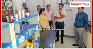 District Collector suddenly reached dairy plant in chittorgarh