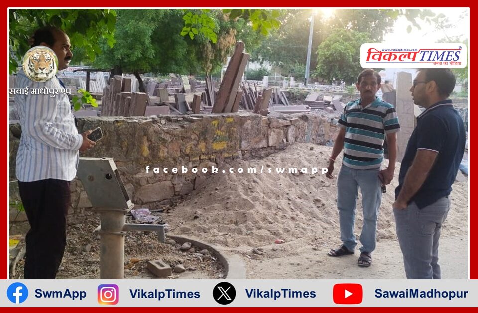 District Collector took stock of drinking water supply system in Rajnagar, Keshav Nagar, Bal Mandir Colony